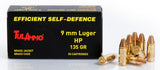 TULA 200 RNDS 9 MM HP LUGER 135 GR BJB BRASS CASE HOLLOW POINT