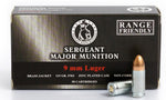 200 ROUNDS 9 MM LUGER 115 GR BJB ZINC PLATED STEEL